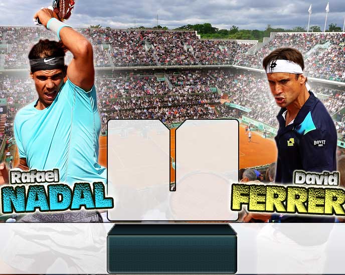 Nadal vs Ferrer en Roland Garros 2014